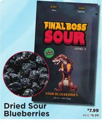 Showcase Dried Sour Blueberries offer
