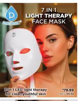 Showcase 7-in-1 LED light therapy for clear, youthful skin offer