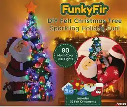 Showcase FunkyFir DIY Felt Christmas Tree offer
