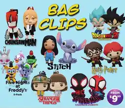 Showcase BAG CLIPS offer