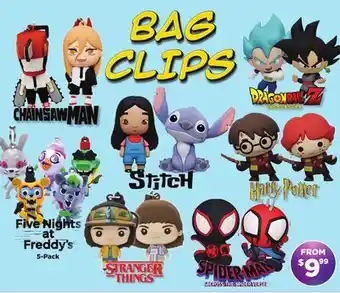 Showcase BAG CLIPS offer
