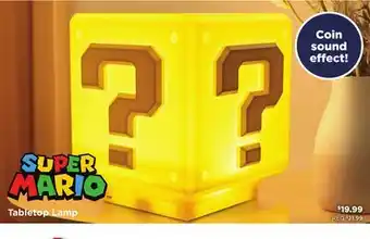 Showcase Super Mario Tabletop Lamp offer