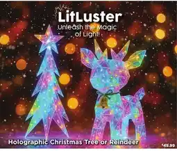 Showcase Holographic Christmas Tree or Reindeer offer
