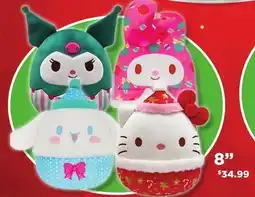 Showcase 8 SQUISHMALLOWS HOLIDAY SQUADS offer