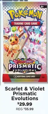 Showcase Scarlet & Violet Prismatic Evolutions offer