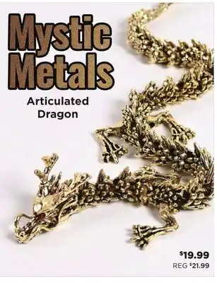 Showcase Mystic Metals Articulated Dragon offer