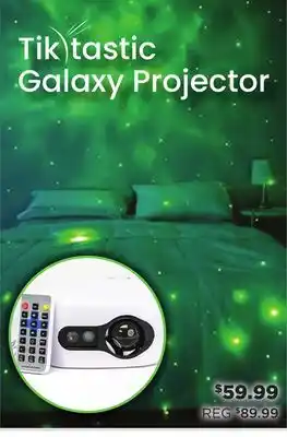 Showcase TikTastic Galaxy Projector offer