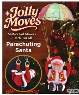 Showcase Jolly Moves Parachuting Santa offer
