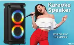 Showcase Karaoke Speaker offer