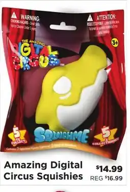 Showcase Amazing Digital Circus Squishies offer