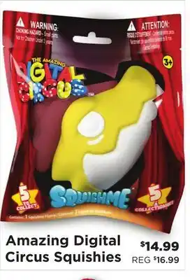 Showcase Amazing Digital Circus Squishies offer