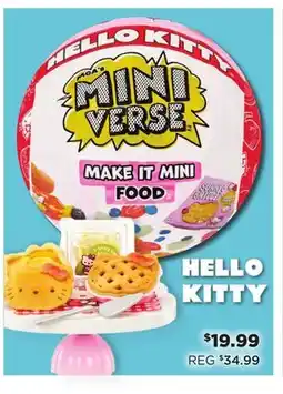 Showcase Hello Kitty Mini Verse Make It Mini Food offer