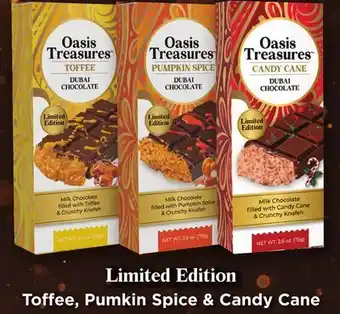 Showcase Limited Edition Toffee, Pumkin Spice & Candy Cane offer