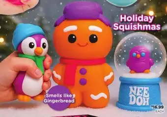 Showcase Holiday Squishmas offer