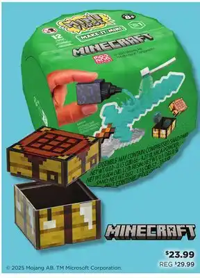 Showcase LEGO Minecraft Advent Calendar 2025 offer