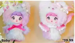 Showcase Nommi Baby Series Kawaii Plush Doll Hanger Blind Box offer