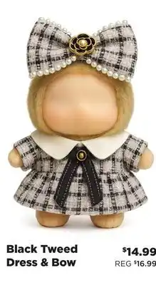 Showcase Black Tweed Dress & Bow offer