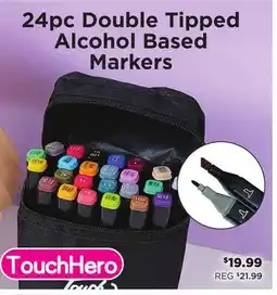Showcase TouchHero 24pc Double Tipped Alcohol Based Markers offer