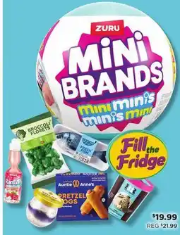 Showcase Zuru Mini Brands Fill the Fridge offer