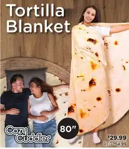 Showcase Cozy Cuddler Tortilla Blanket 80 offer