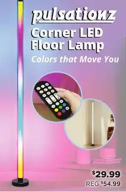 Showcase Pulsationz Corner LED Floor Lamp offer