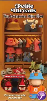 Showcase Petite Threads Tiny Accessories, Major Vibes offer