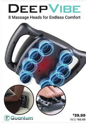 Showcase 8 Massage Heads for Endless Comfort offer