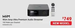 Visions Electronics Wiim Amp Ultra Premium Audio Streamer offer