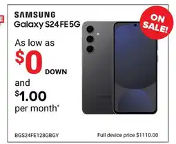Visions Electronics SAMSUNG Galaxy S24FE5G offer
