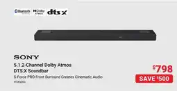 Visions Electronics 5.1.2-Channel Dolby Atmos DTS:X Soundbar offer