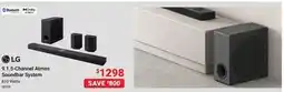 Visions Electronics LG 9.1.5-Channel Atmos Soundbar System offer