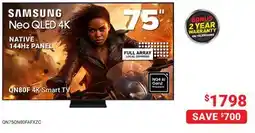 Visions Electronics SAMSUNG Neo QLED 4K 75 QN80F 4K Smart TV offer