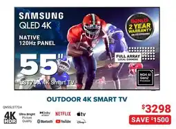 Visions Electronics SAMSUNG QLED 4K NATIVE 120Hz PANEL 55 LST7DA 4K Smart TV offer