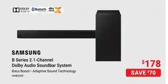 Visions Electronics B Series 2.1-Channel Dolby Audio Soundbar System offer