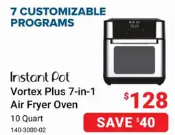 Visions Electronics Instant Pot Vortex Plus 7-in-1 Air Fryer Oven offer