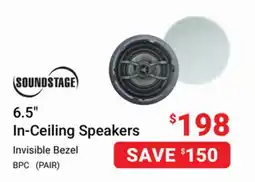 Visions Electronics 6.5 In-Ceiling Speakers offer