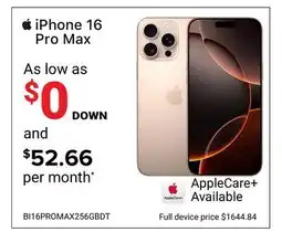 Visions Electronics iPhone 16 Pro Max offer