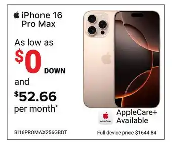 Visions Electronics iPhone 16 Pro Max offer