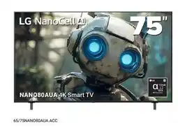 Visions Electronics LG NanoCell AI 75 4K Smart TV offer