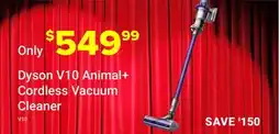 Visions Electronics Dyson V10 Animal + Cordless Vacuum Cleaner offer