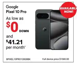 Visions Electronics Google Pixel 10 Pro offer