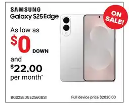 Visions Electronics SAMSUNG Galaxy S25Edge offer
