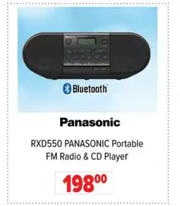2001 Audio Video RXD550 PANASONIC Portable FM Radio & CD Player offer