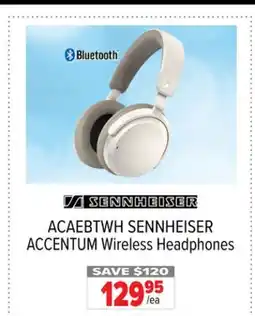 2001 Audio Video ACAEBTWH SENNHEISER ACCENTUM Wireless Headphones offer