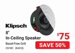Visions Electronics 8 In-Ceiling Speaker offer