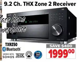 2001 Audio Video TXRZ50 9.2CH THX Zone 2 Receiver offer
