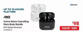 Visions Electronics Active Noise Cancelling Ware Buds Bundle offer