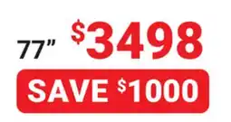 Visions Electronics SAMSUNG 77 S90F OLED 4K Smart TV offer