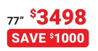 Visions Electronics SAMSUNG 77 S90F OLED 4K Smart TV offer