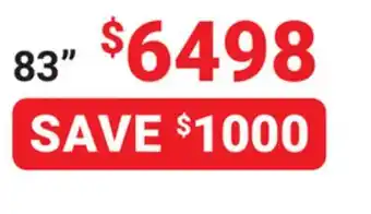 Visions Electronics LG OLED evo 83 GS SERIES 4K Smart TV offer